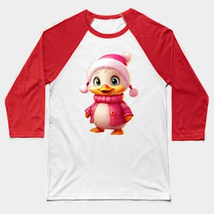 Christmas Duckling Baseball T-Shirt